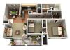 Sunflower Floor Plan 2 Bedroom 1 Bath Sunflower Floor Plan 2 Bedroom 1 Bath Apartments in Glendale AZ